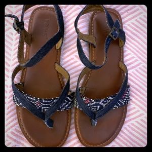 TOMS woman’s sandals.